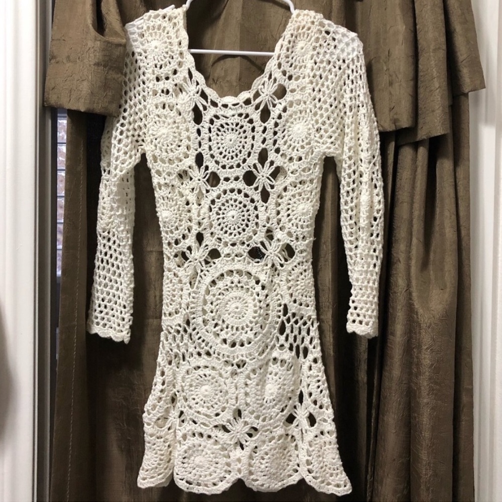 Fashionnova Crochet Swim Cover Up